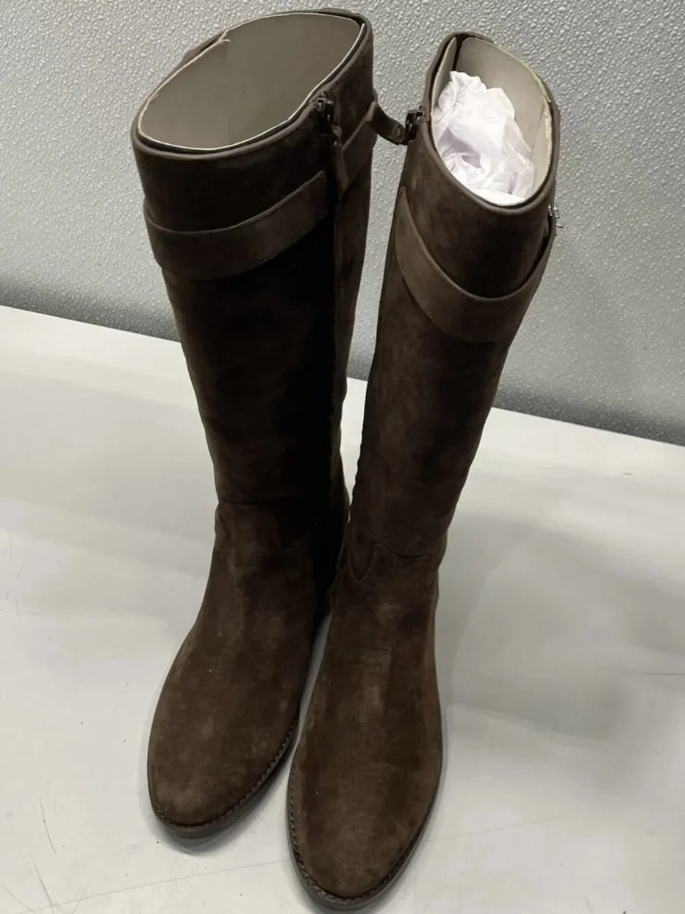 NEW Tory Burch Turnlock Heeled Ankle Boot Women's 10 Dark Cocoa
